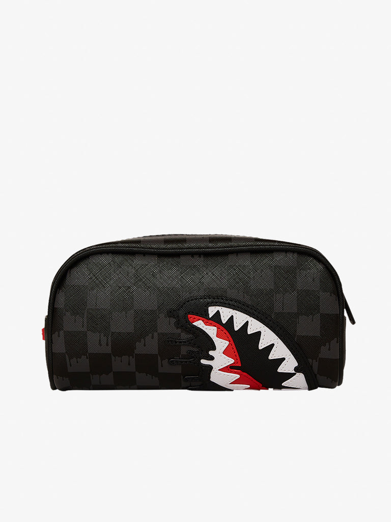 SPRAYGROUND pochette dripping sharks in paris 910B7972NSZ pvc nero