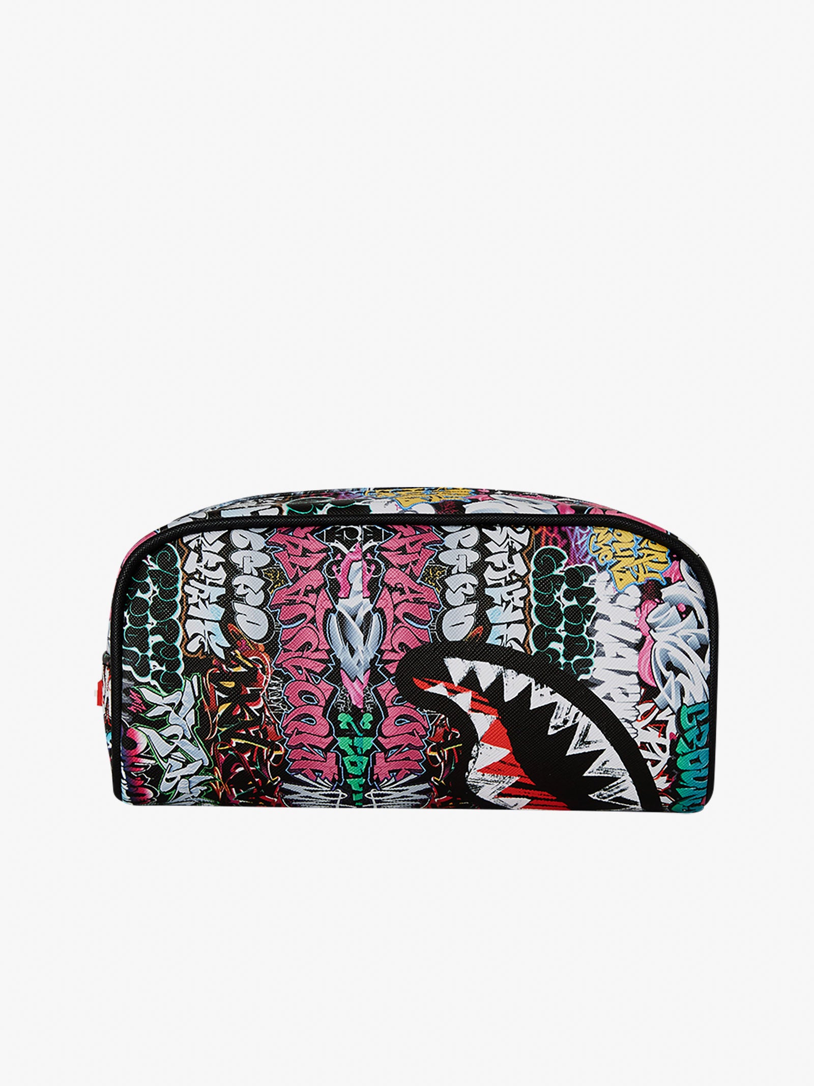 SPRAYGROUND Pochette uomo peeking character check pvc marrone
