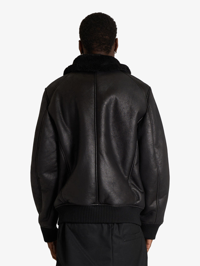 SSEINSE giubbotto bomber con elastico uomo nero