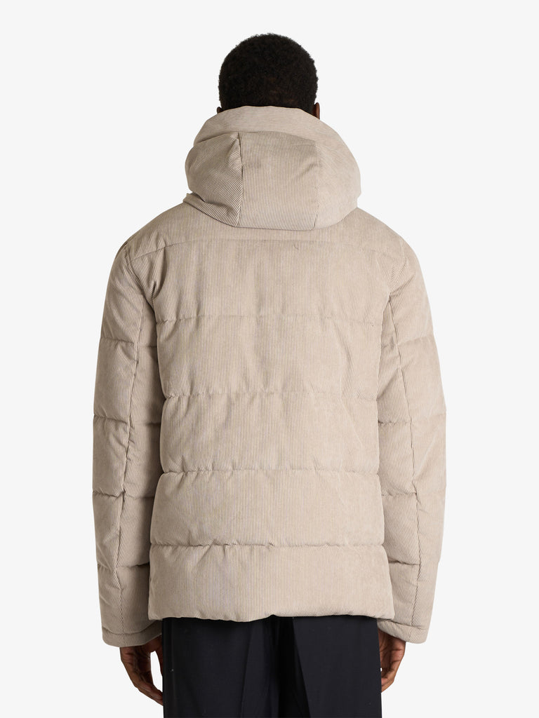 SSEINSE giubbotto imbottito uomo beige