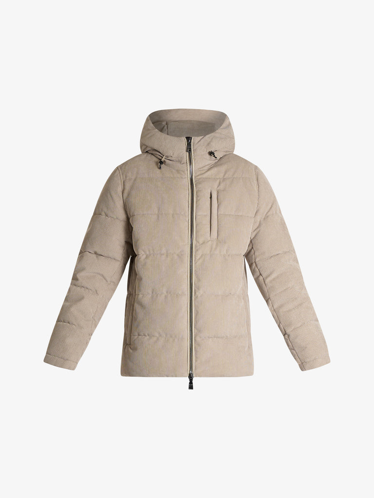 SSEINSE giubbotto imbottito uomo beige