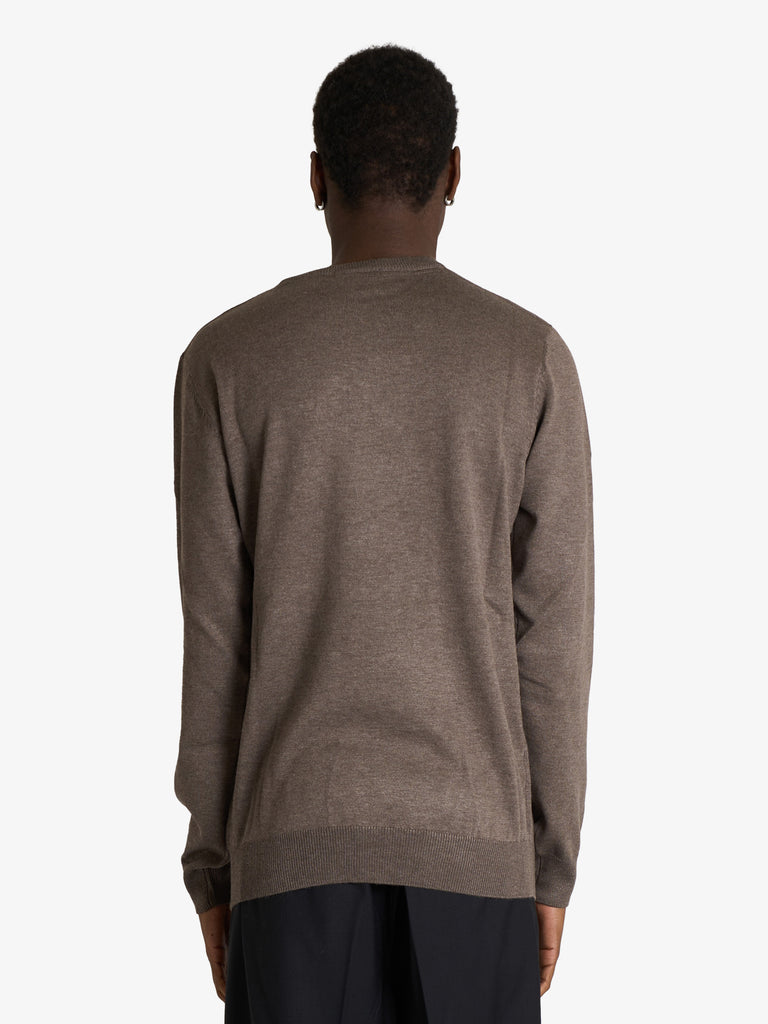 SSEINSE maglia in misto viscosa uomo grigio