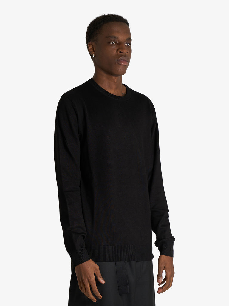 SSEINSE maglia in misto viscosa uomo nero