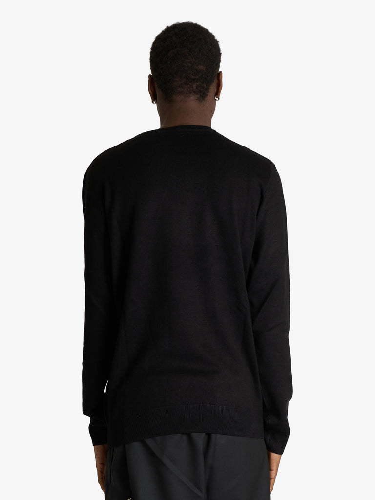 SSEINSE maglia in misto viscosa uomo nero