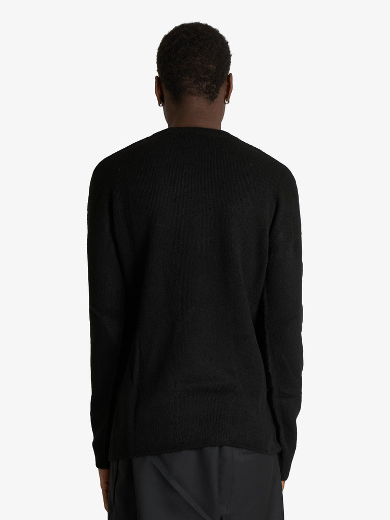 SSEINSE maglia con collo tondo uomo nero