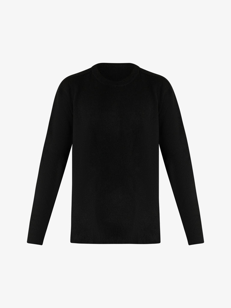 SSEINSE maglia con collo tondo uomo nero