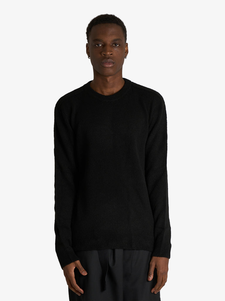 SSEINSE maglia con collo tondo uomo nero