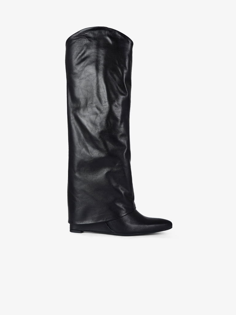 THE ICONA stivali donna aria 150 pelle nero