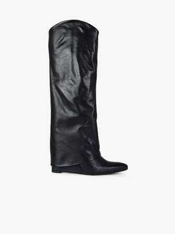 THE ICONA stivali donna aria 150 pelle nero