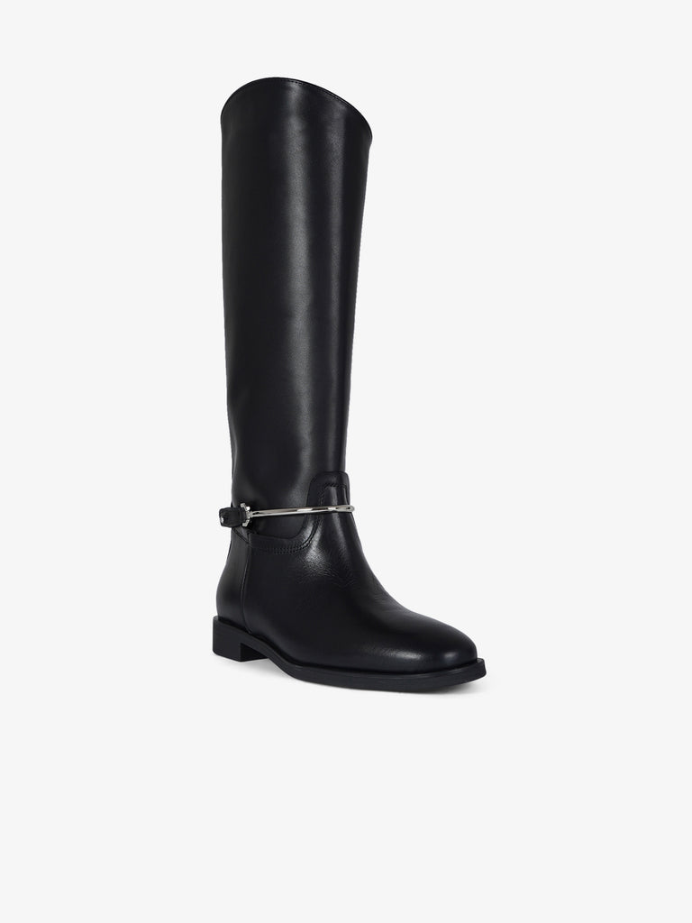 THE ICONA stivali donna emma 65 pelle nero