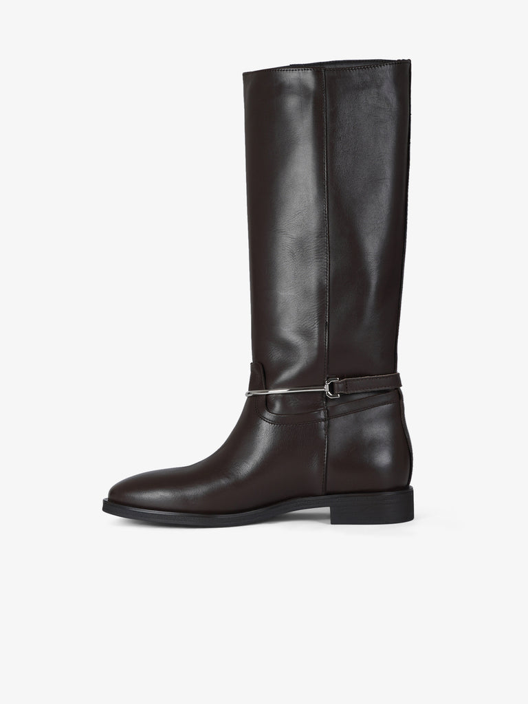 THE ICONA stivali donna emma 65 pelle marrone