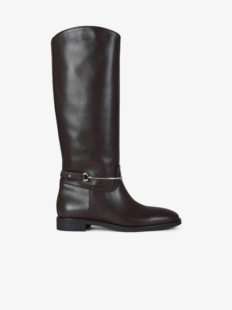 THE ICONA stivali donna emma 65 pelle marrone