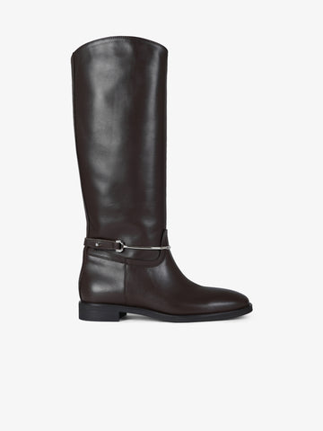 THE ICONA stivali donna emma 65 pelle marrone