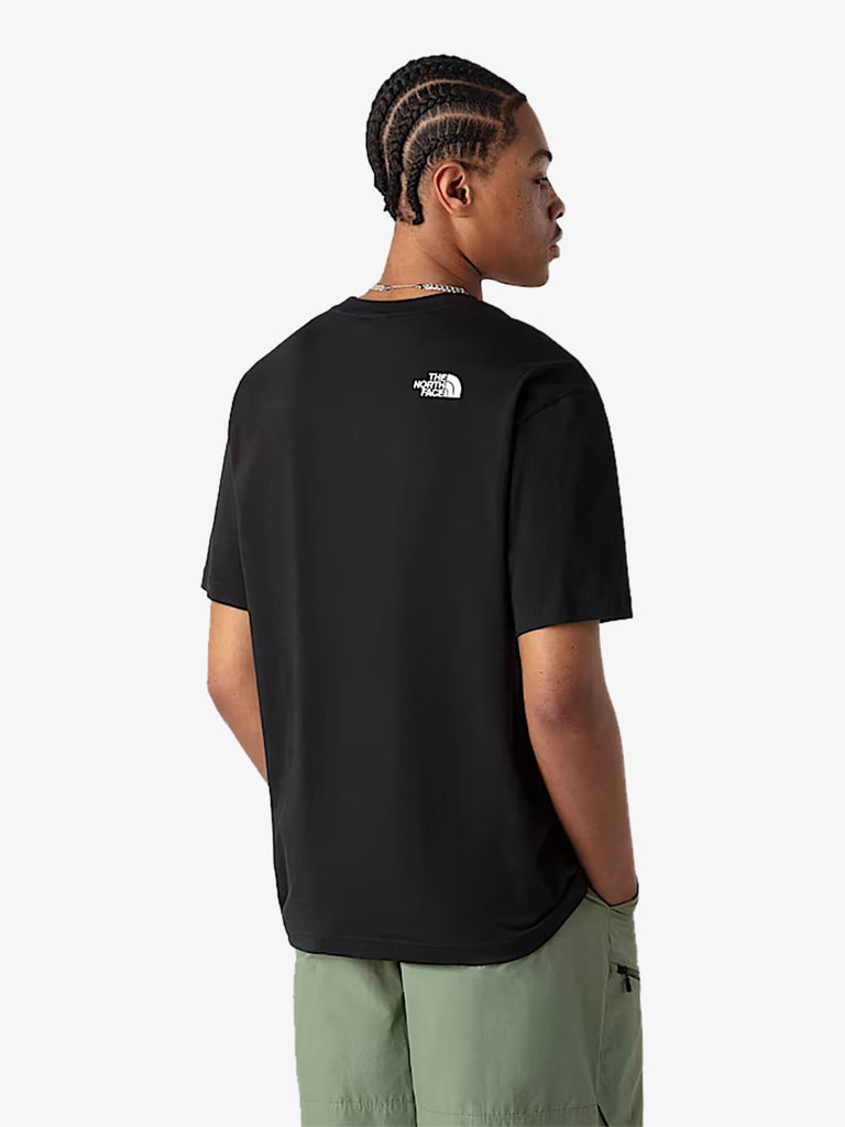 THE NORTH FACE T-shirt Oversize Simple Dome NF0A87NR uomo cotone nero