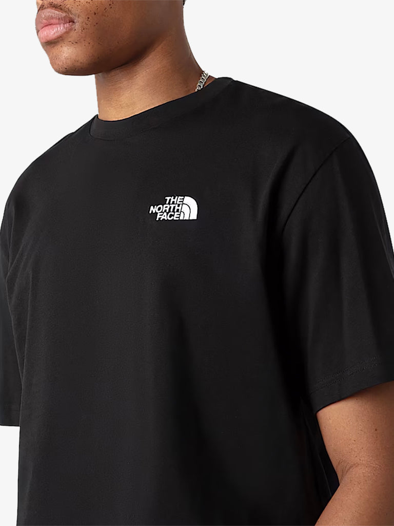 THE NORTH FACE T-shirt Oversize Simple Dome NF0A87NR uomo cotone nero