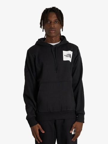 THE NORTH FACE felpa con cappuccio fine uomo nero cotone