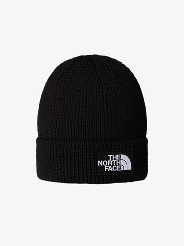 THE NORTH FACE cappello con risvolto e logo box tnf nero