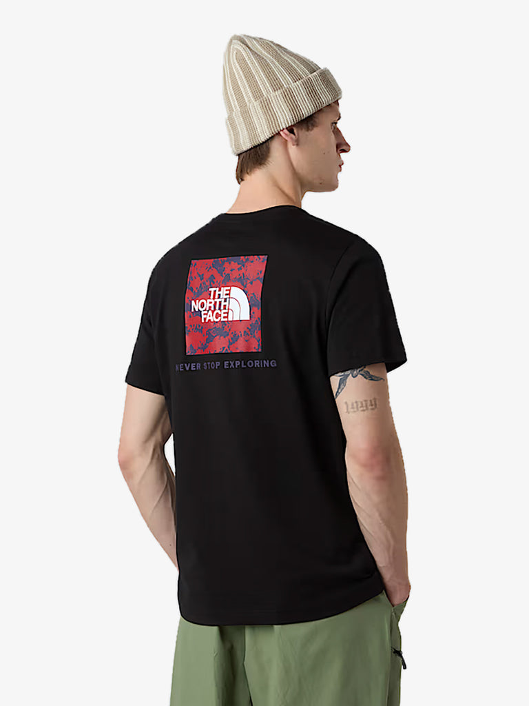 THE NORTH FACE t-shirt nse box raku horse infill uomo nero cotone