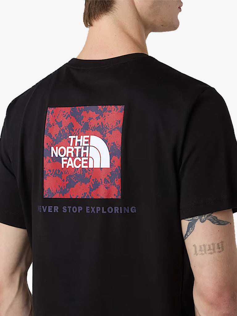 THE NORTH FACE t-shirt nse box raku horse infill uomo nero cotone