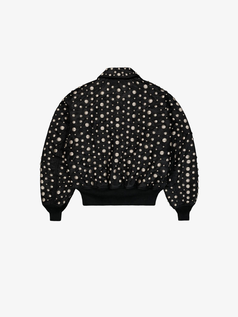 THUG CLUB X ALPHA INDUSTRIES bomber alpha x thug club cwu-45p rivet uomo nero