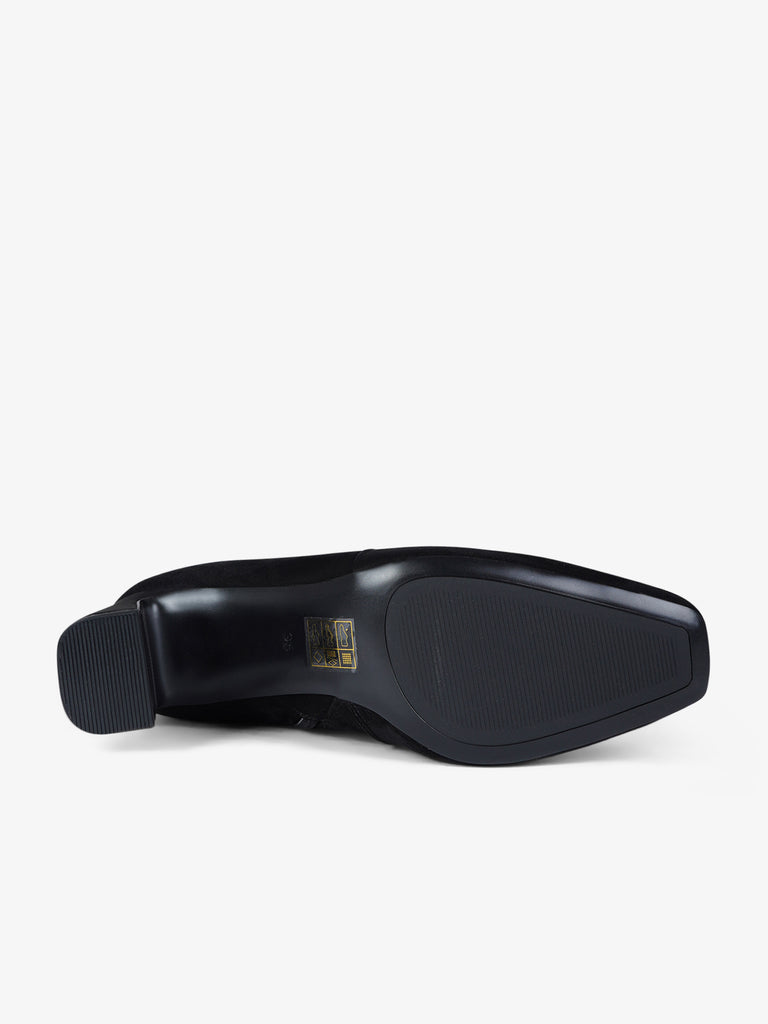 UMA PARKER tronchetti donna suede nero