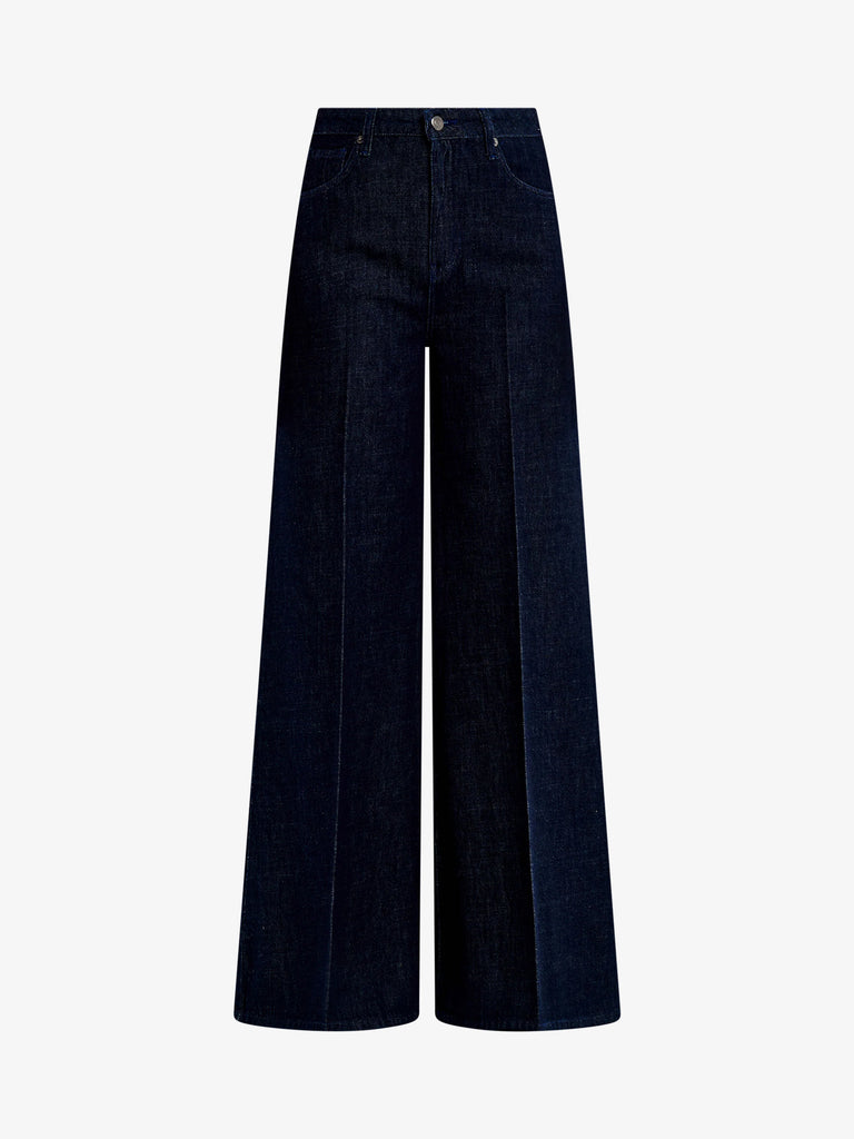 VICOLO jeans sidney palazzo donna denim cotone