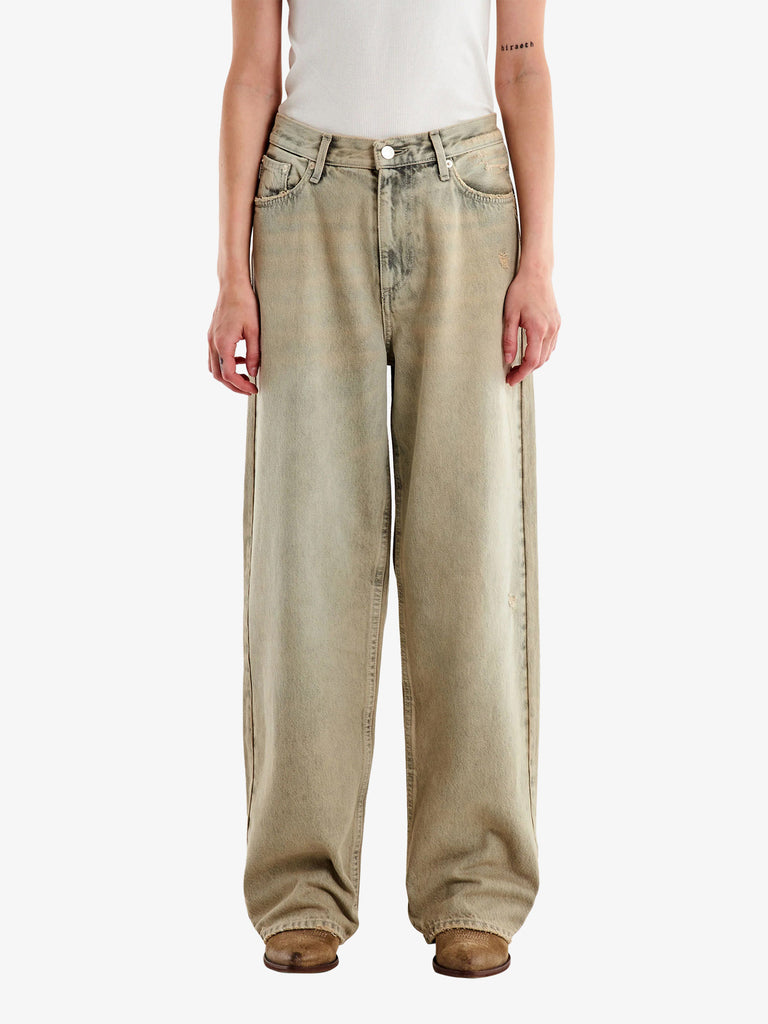 VICOLO jeans xenobia effetto vintage donna denim cotone