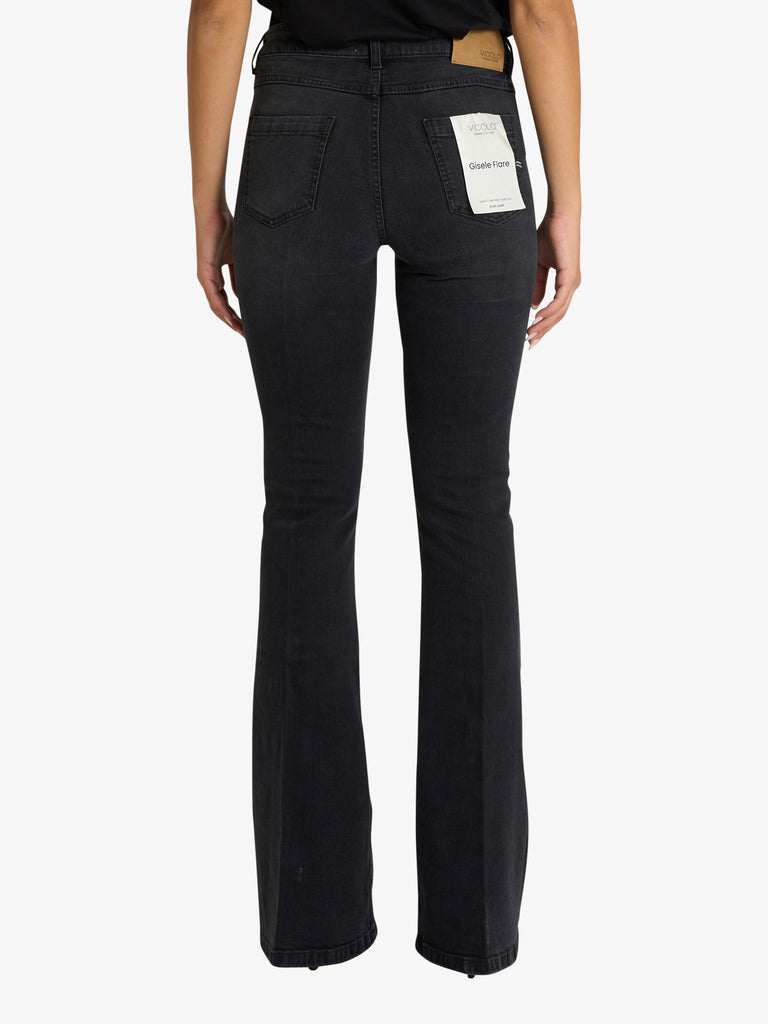 VICOLO jeans gisele donna nero cotone