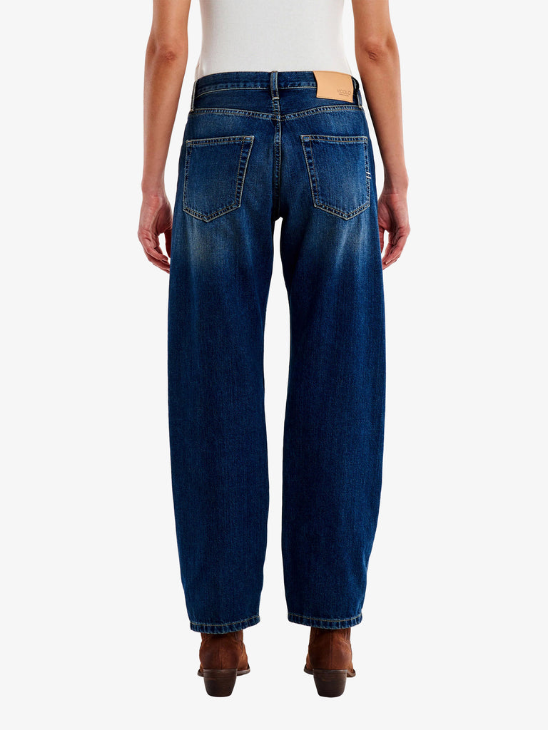 VICOLO jeans emy straight fit donna blu cotone