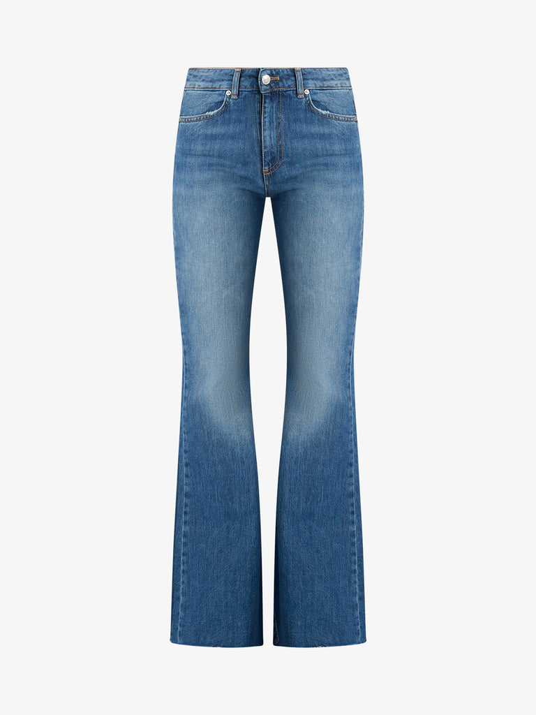 VICOLO jeans gisele flare donna denim cotone