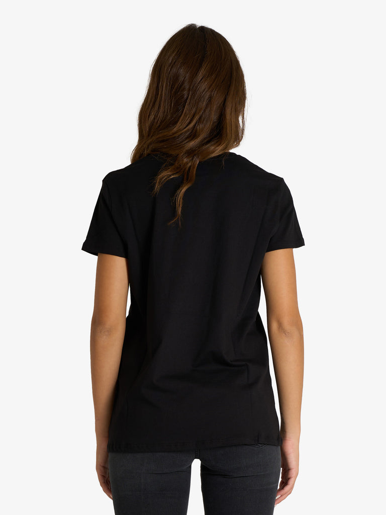 VICOLO t-shirt music is awesone donna nero cotone