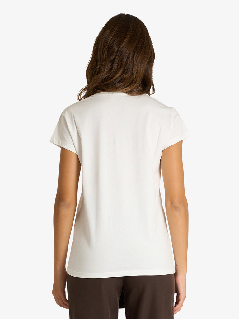 VICOLO t-shirt chicago donna bianco cotone