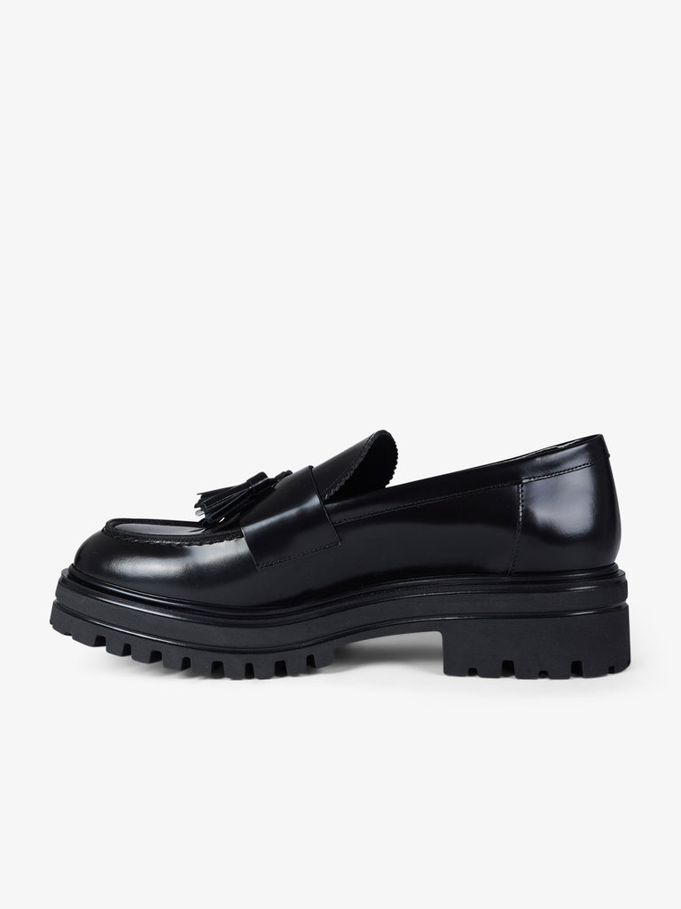 VSL mocassini donna 7630 pelle nero