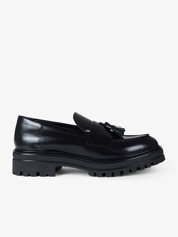 VSL mocassini donna 7630 pelle nero