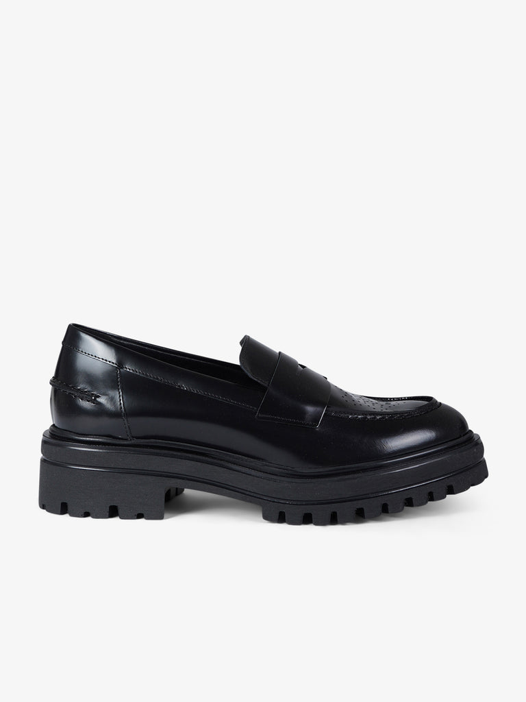 VSL mocassini donna 7820 pelle nero