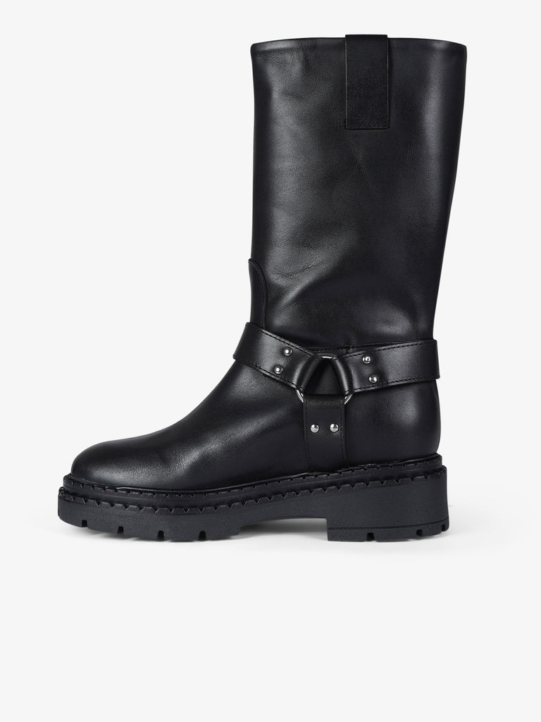 VSL stivali donna 7821 pelle nero