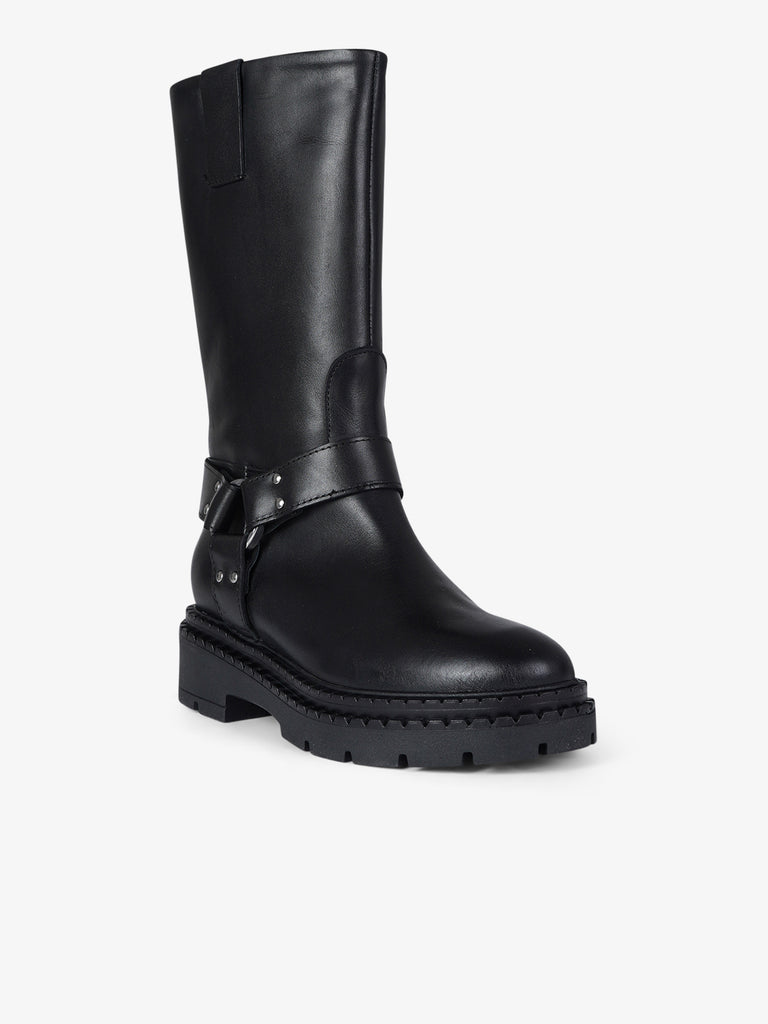 VSL stivali donna 7821 pelle nero