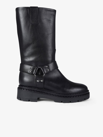 VSL stivali donna 7821 pelle nero