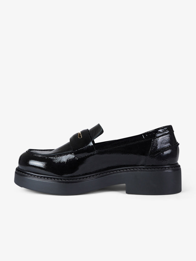 VSL mocassini donna 7827 vernice nero