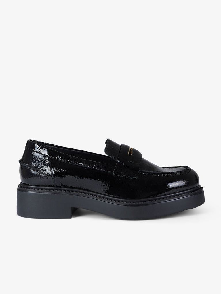 VSL mocassini donna 7827 vernice nero