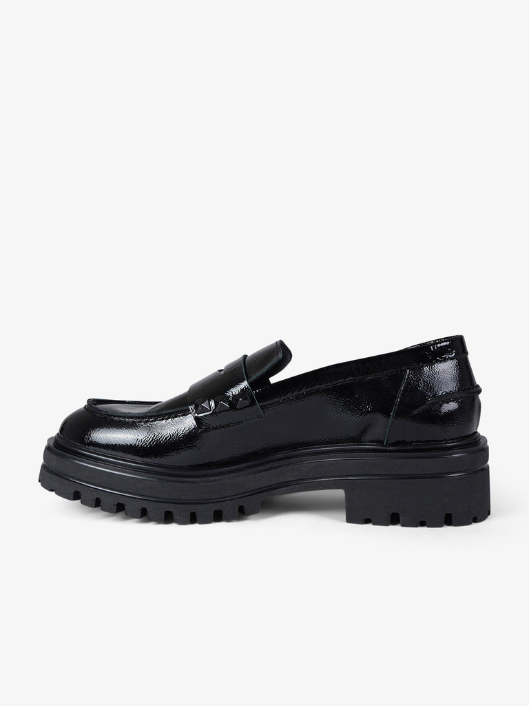 VSL mocassini donna 7832 vernice nero