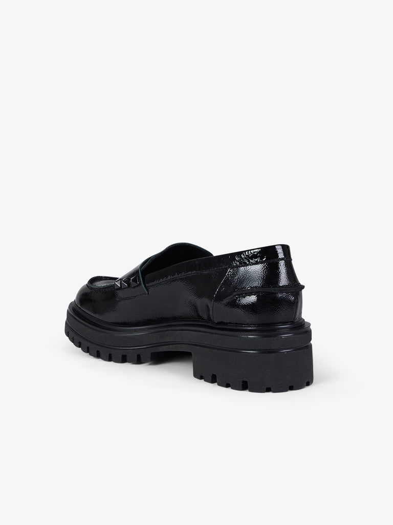 VSL mocassini donna 7832 vernice nero