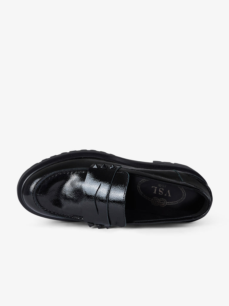 VSL mocassini donna 7832 vernice nero