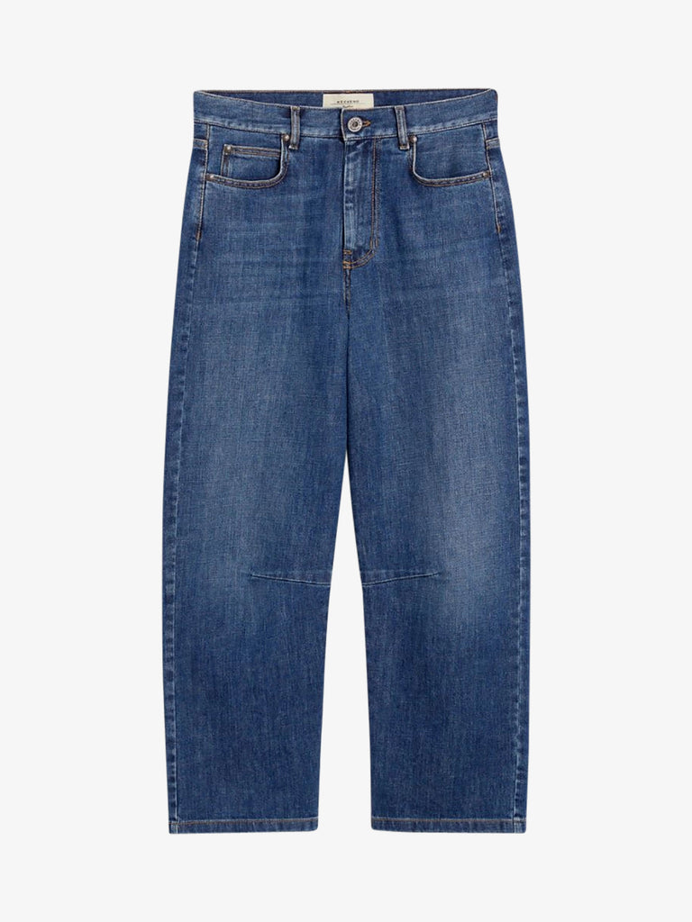 WEEKEND MAXMARA jeans caprile 5 tasche donna denim cotone