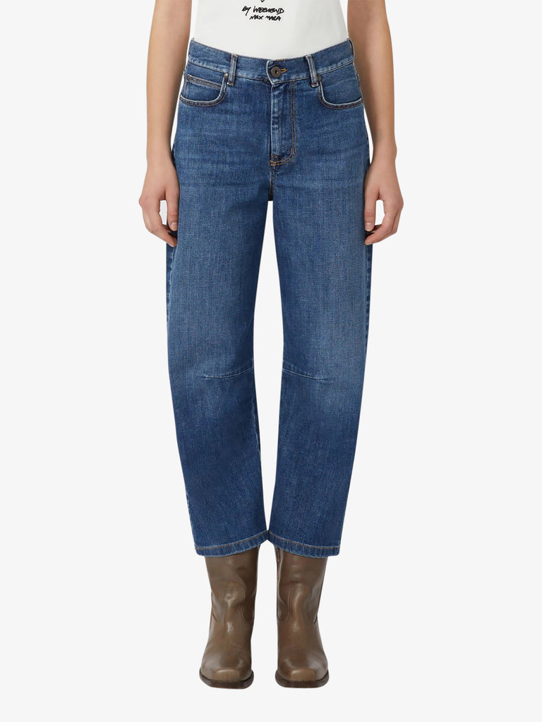 WEEKEND MAXMARA jeans caprile 5 tasche donna denim cotone