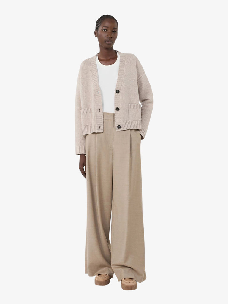 WEEKEND MAXMARA pantalone globale palazzo in flanella donna