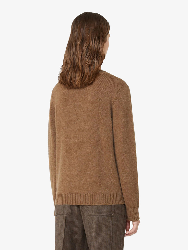 WEEKEND MAXMARA maglia nitra in alpaca donna marrone