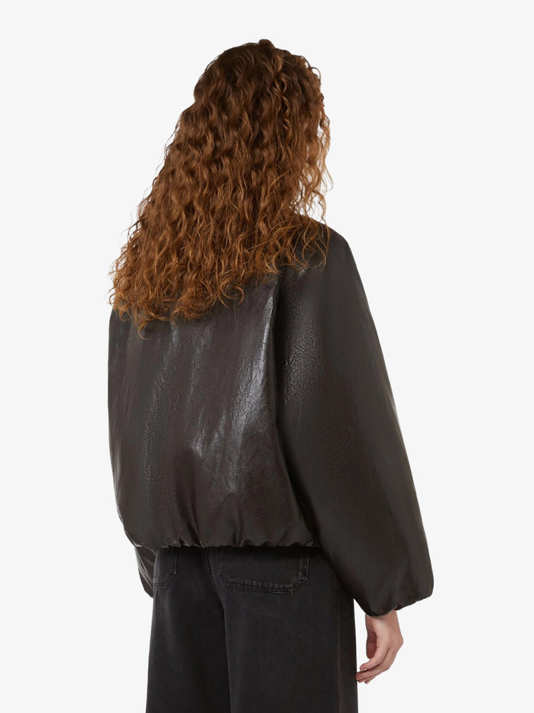 WEEKEND MAXMARA bomber potente crop boxy donna marrone