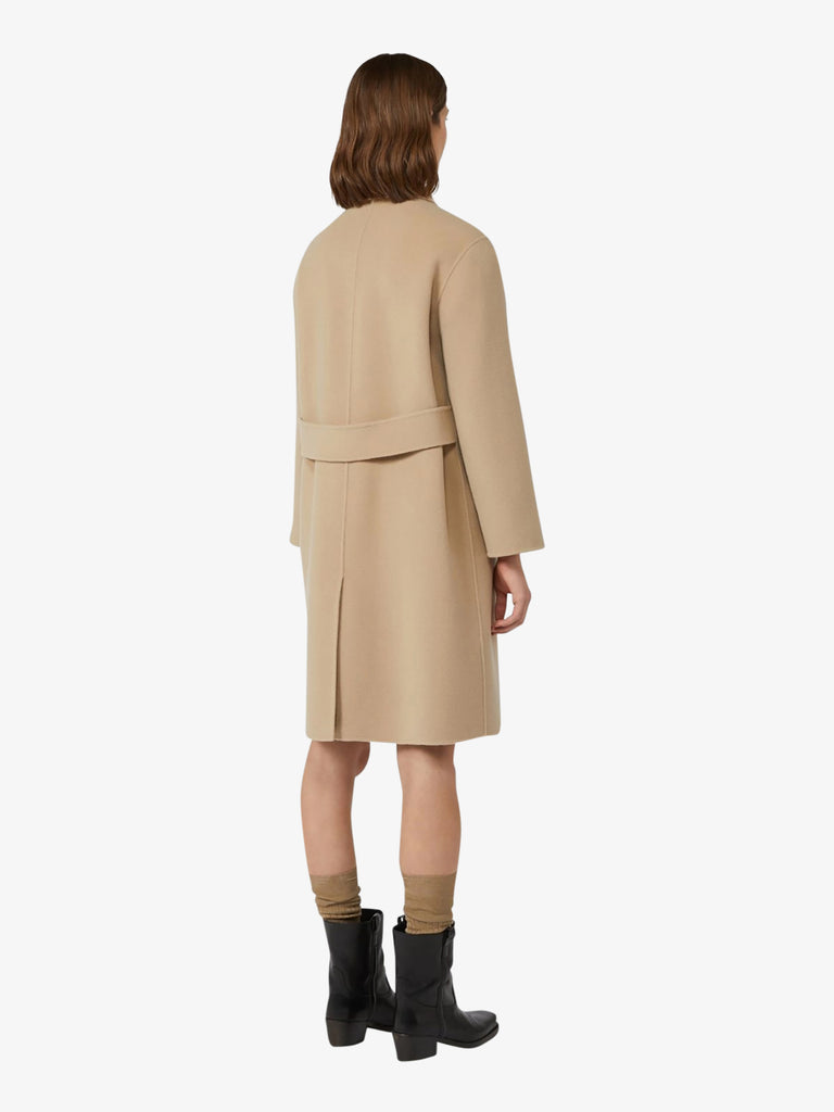 WEEKEND MAXMARA cappotto zenone monopetto donna beige
