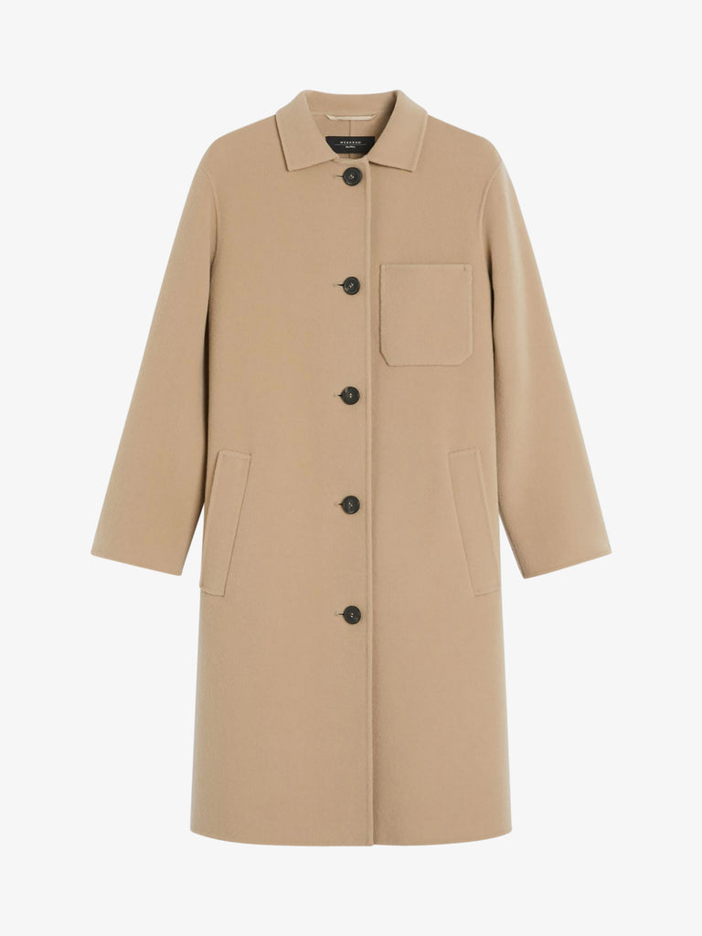 WEEKEND MAXMARA cappotto zenone monopetto donna beige